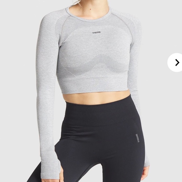 Gymshark Tops - Gymshark Flex Sports Long Sleeve Crop